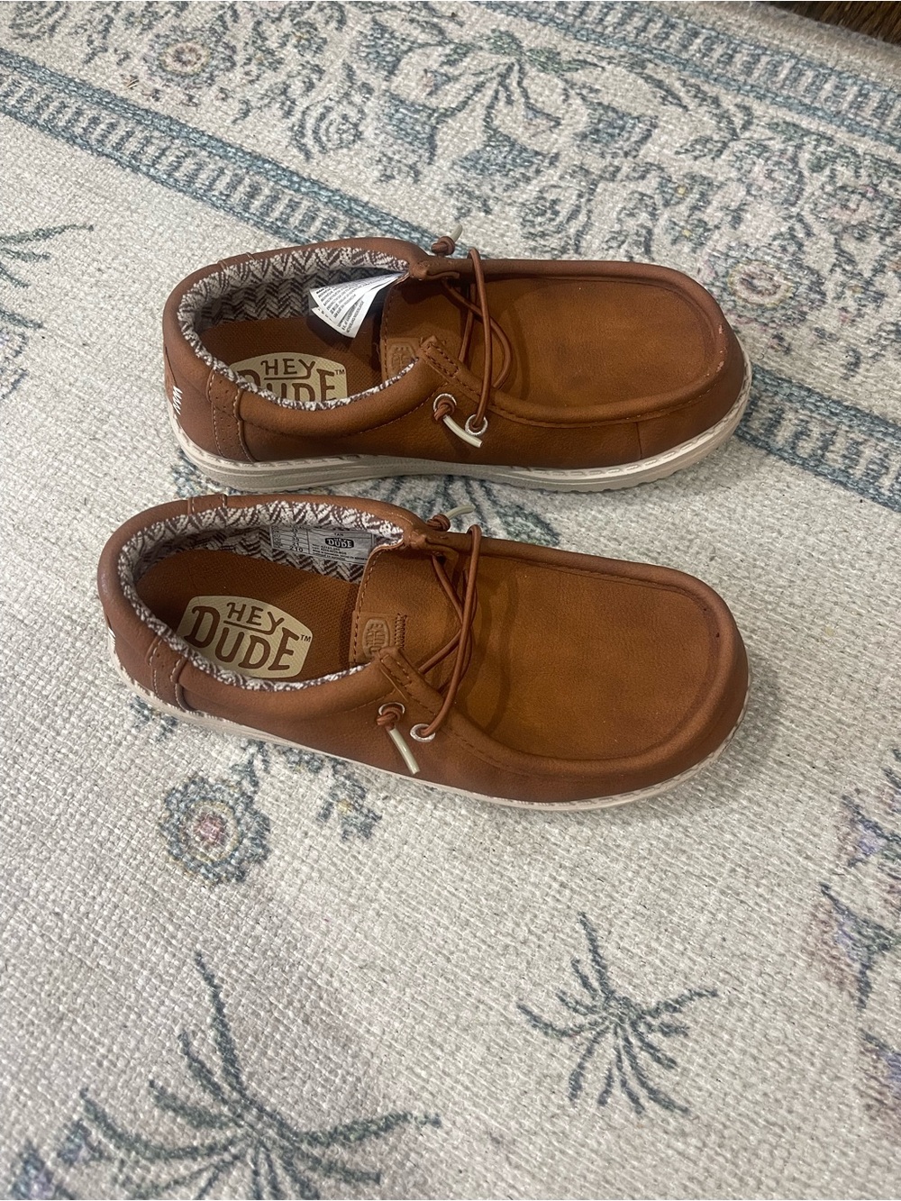 Hey Dud Boy’s Brown Casual Lace-Up Shoes